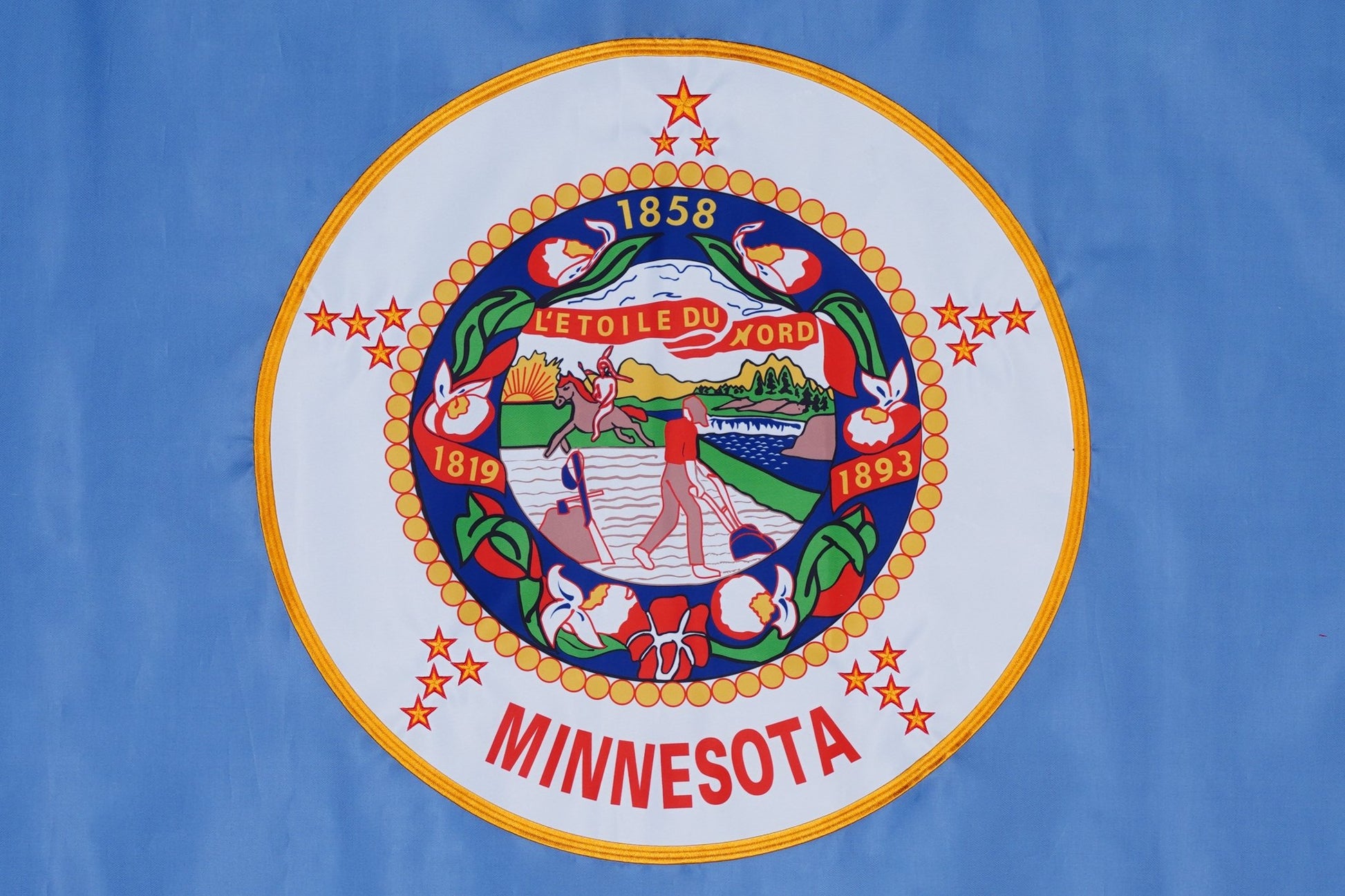 Historic Minnesota State Flag - 100% Made in USA - FlagStars