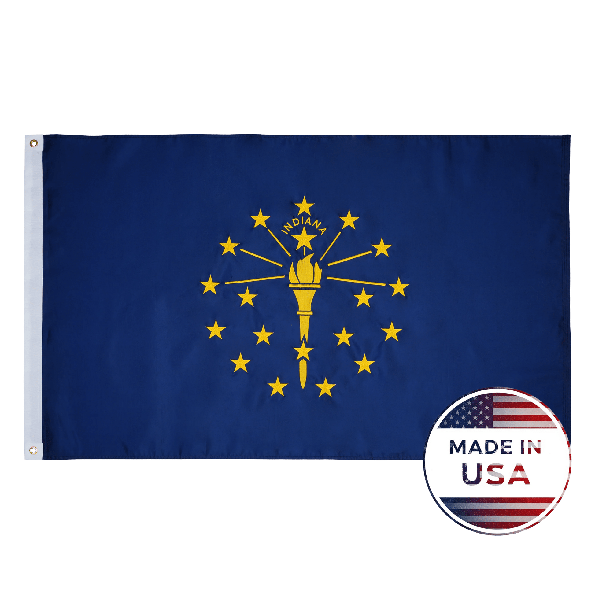 Indiana State Flag - 100% Made in USA - FlagStars