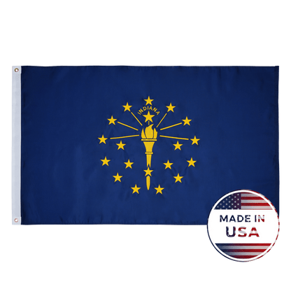 Indiana State Flag - 100% Made in USA - FlagStars