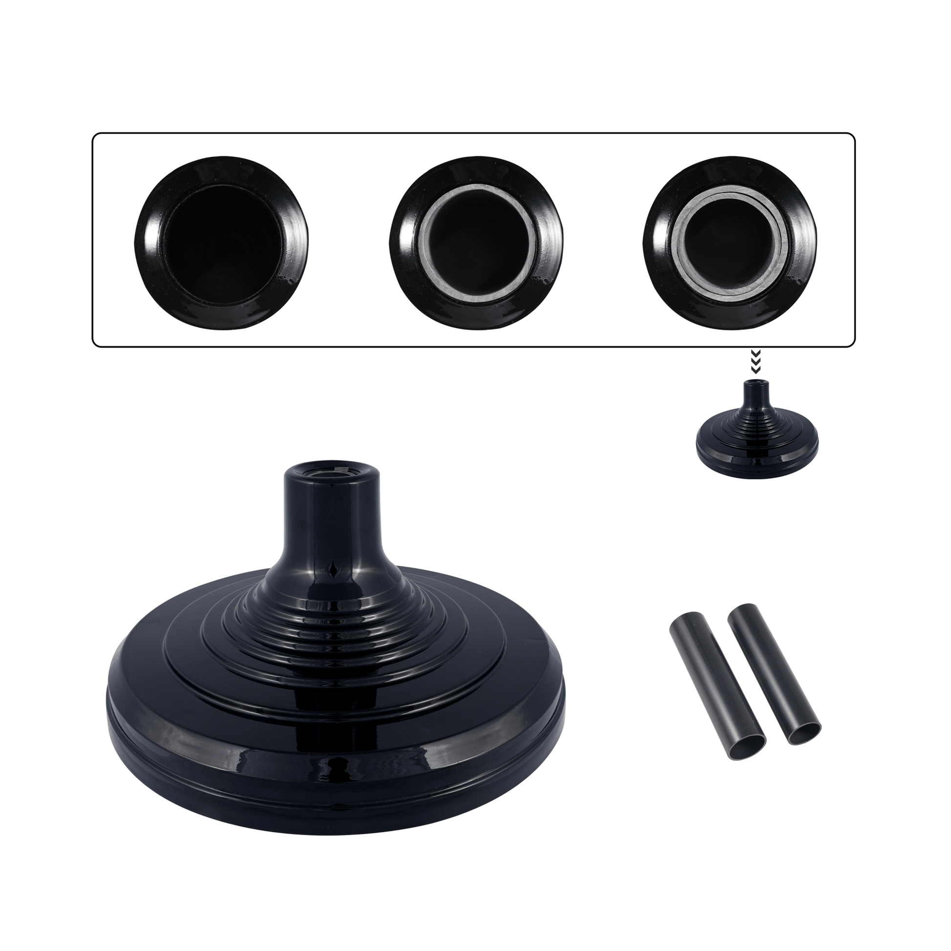 Indoor Flagpole Base - ABS Plastic - FlagStars