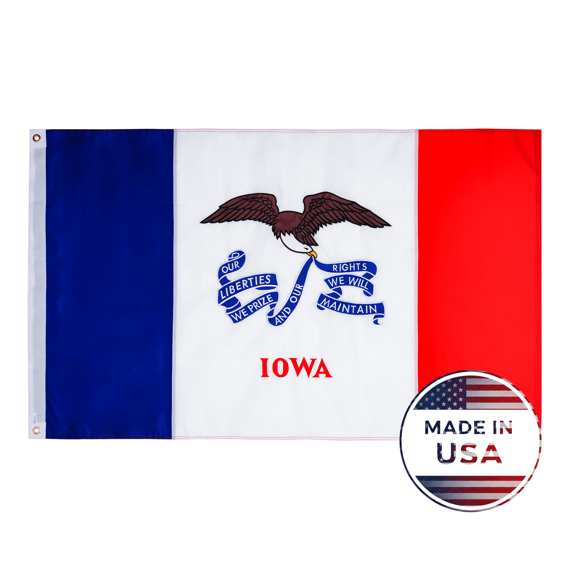 Iowa State Flag - 100% Made in USA - FlagStars