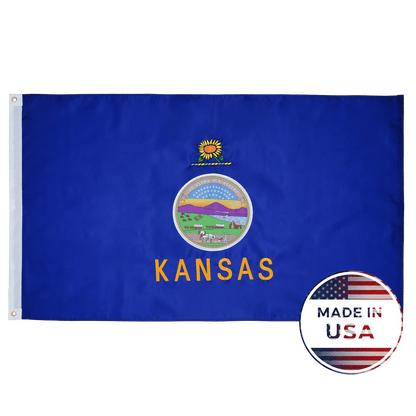 Kansas State Flag - 100% Made in USA - FlagStars