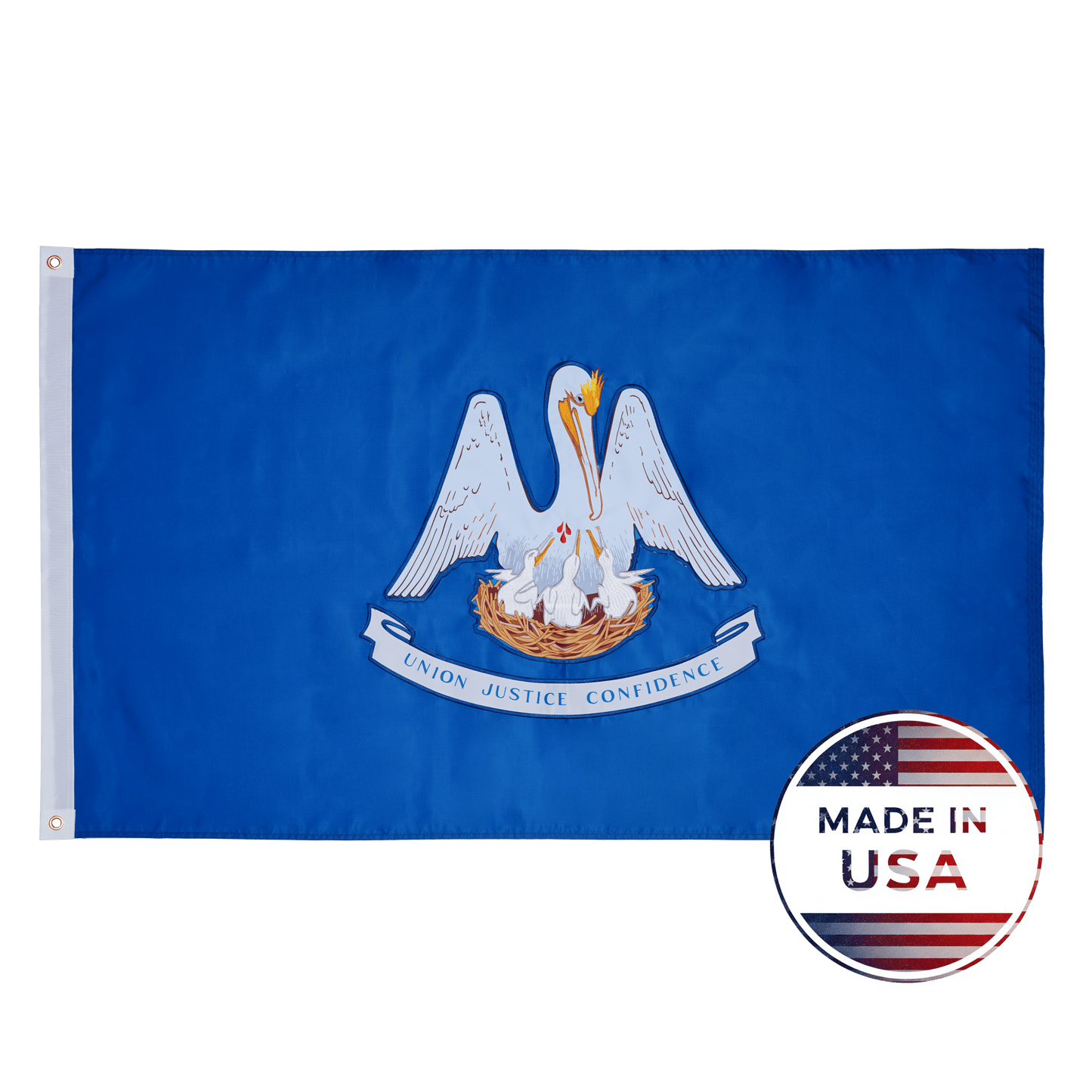 Louisiana State Flag - 100% Made in USA - FlagStars