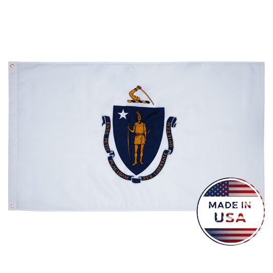 Massachusetts State Flag - 100% Made in USA - FlagStars