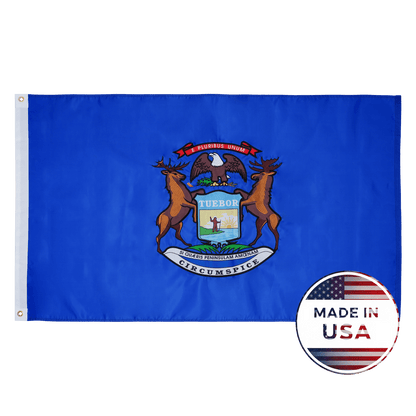 Michigan State Flag - 100% Made in USA - FlagStars