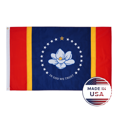 Mississippi State Flag - 100% Made in USA - FlagStars