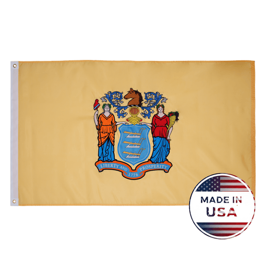 New Jersey State Flag - 100% Made in USA - FlagStars