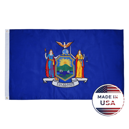 New York State Flag - 100% Made in USA - FlagStars