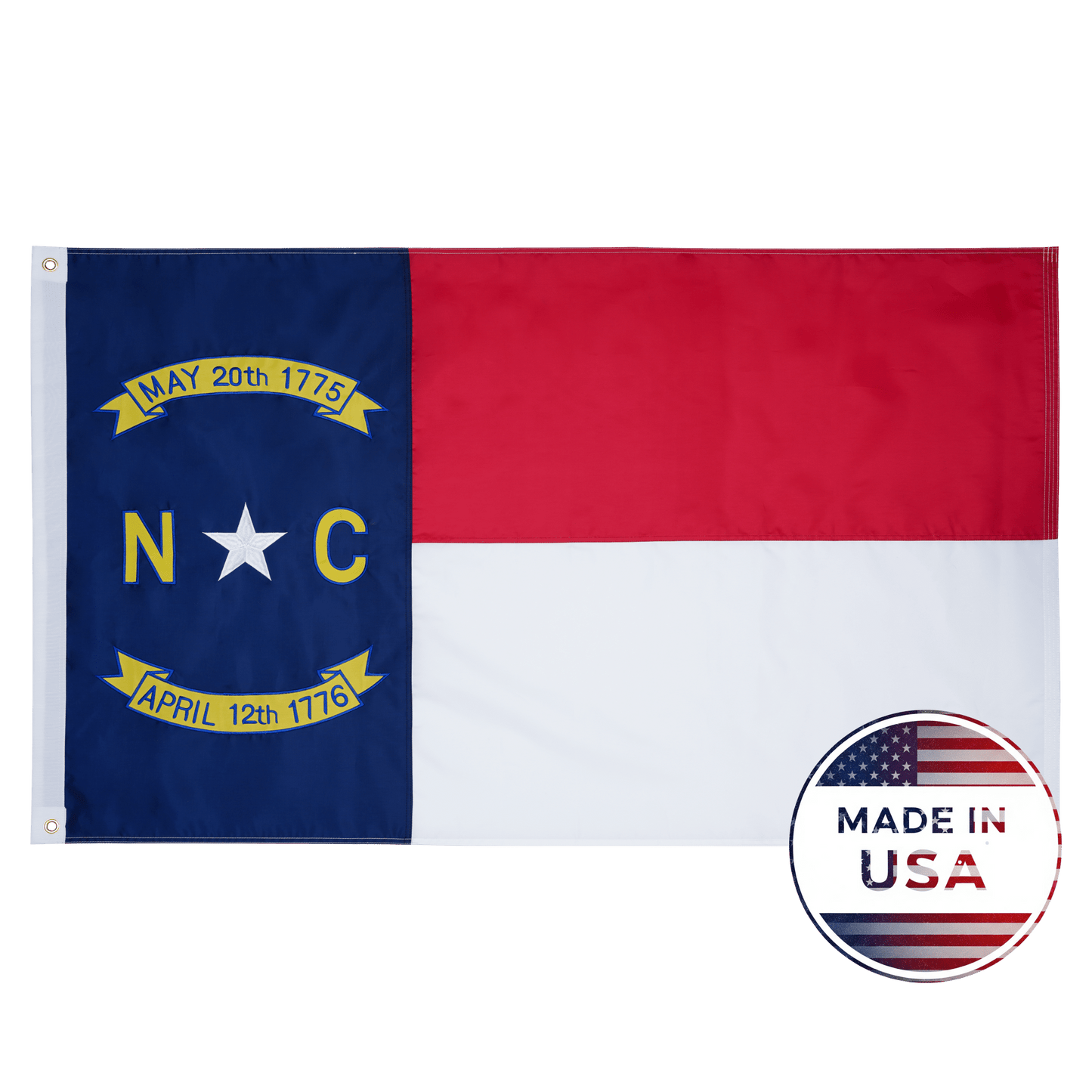 North Carolina State Flag - 100% Made in USA - FlagStars