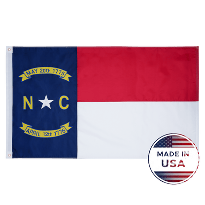 North Carolina State Flag - 100% Made in USA - FlagStars