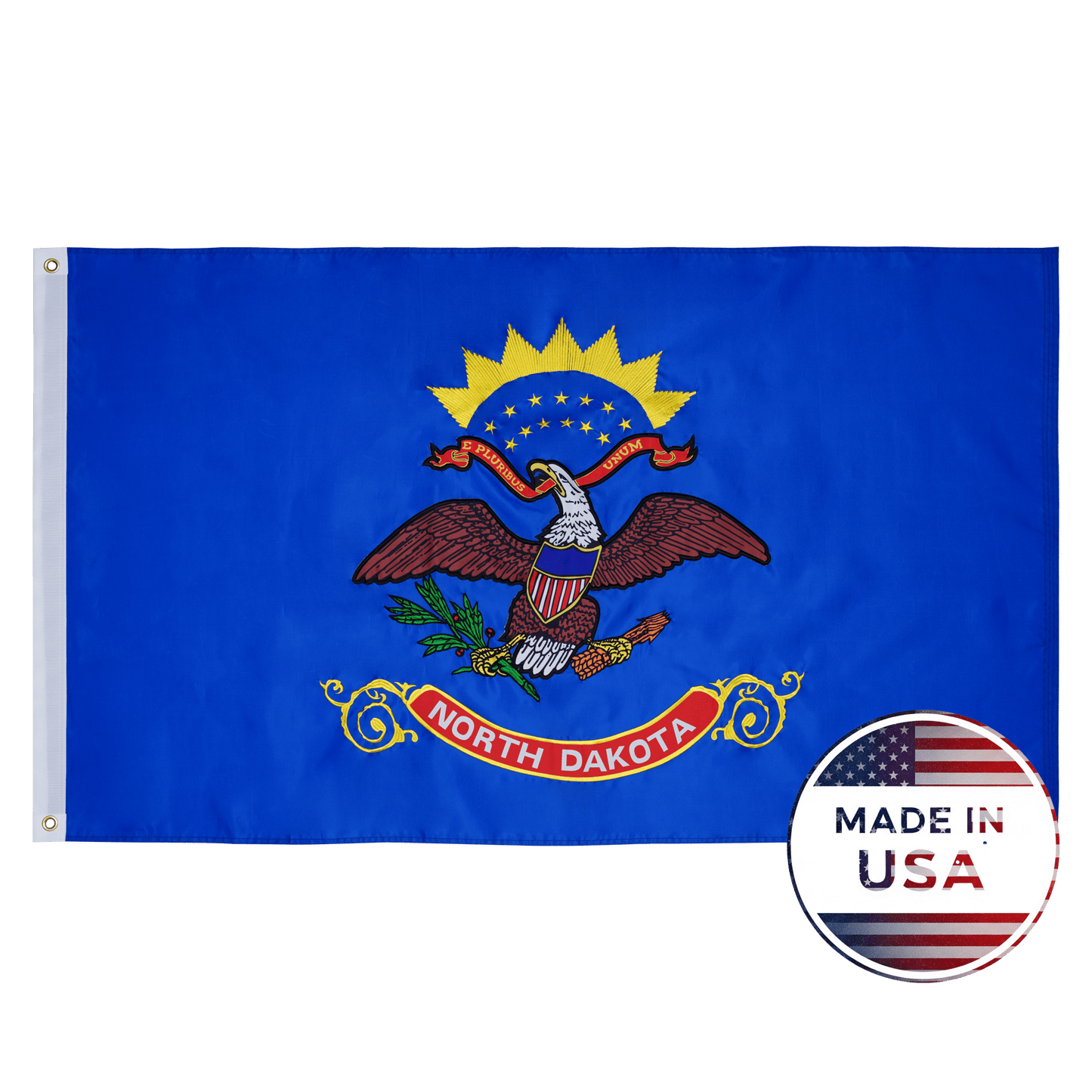 North Dakota State Flag - 100% Made in USA - FlagStars