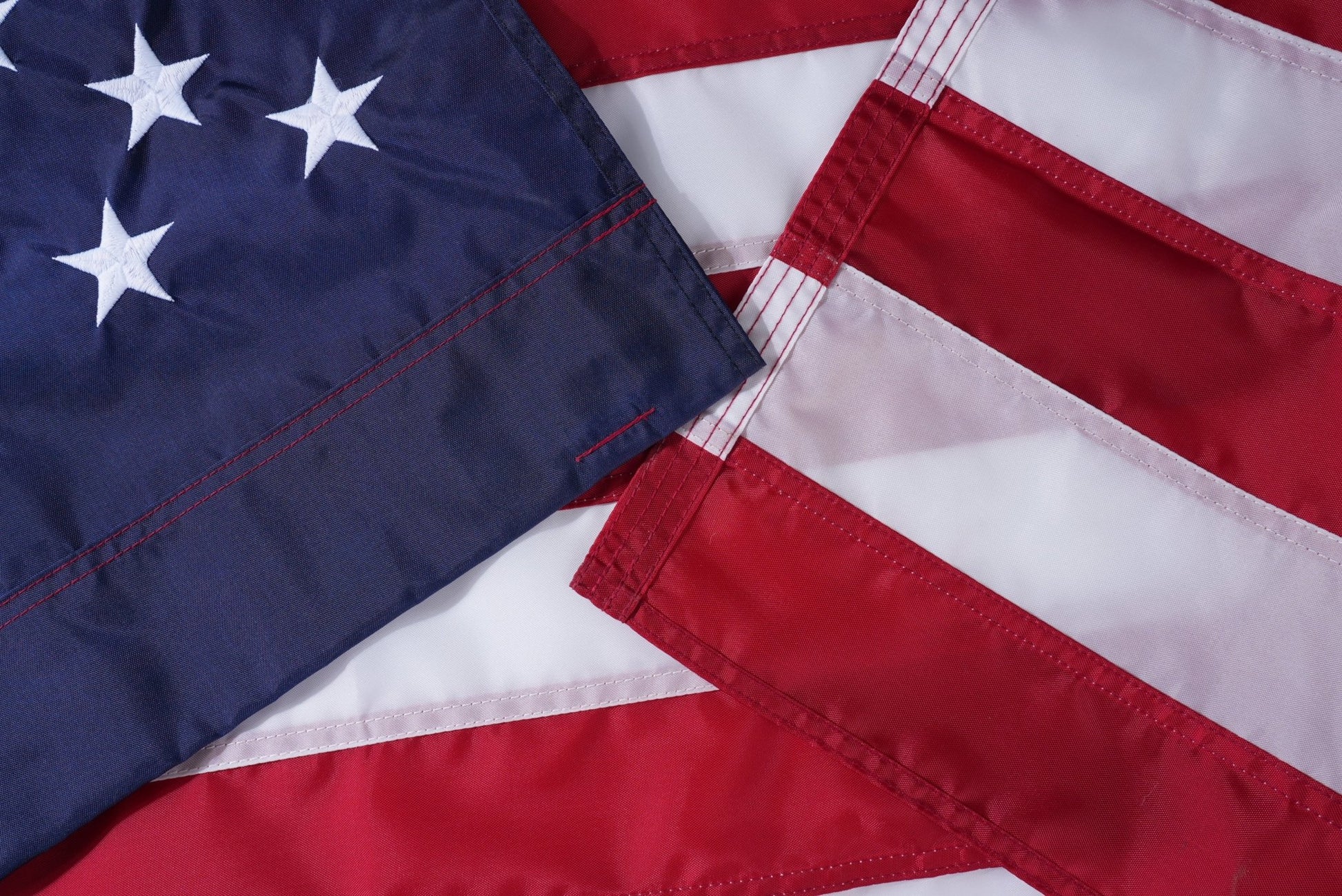 Nylon Pole Sleeve American Flag - 100% Made in USA - FlagStars