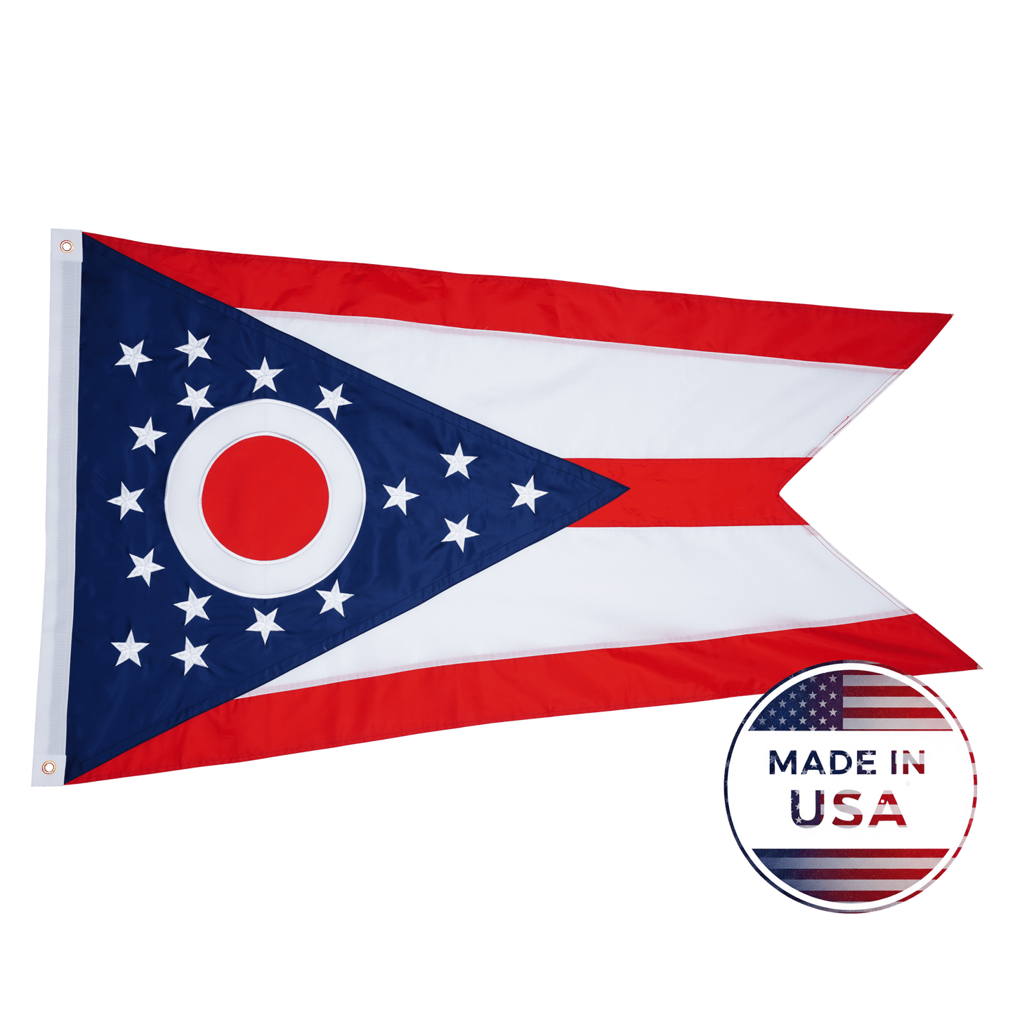 Ohio State Flag - 100% Made in USA - FlagStars