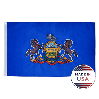 Pennsylvania State Flag - 100% Made in USA - FlagStars