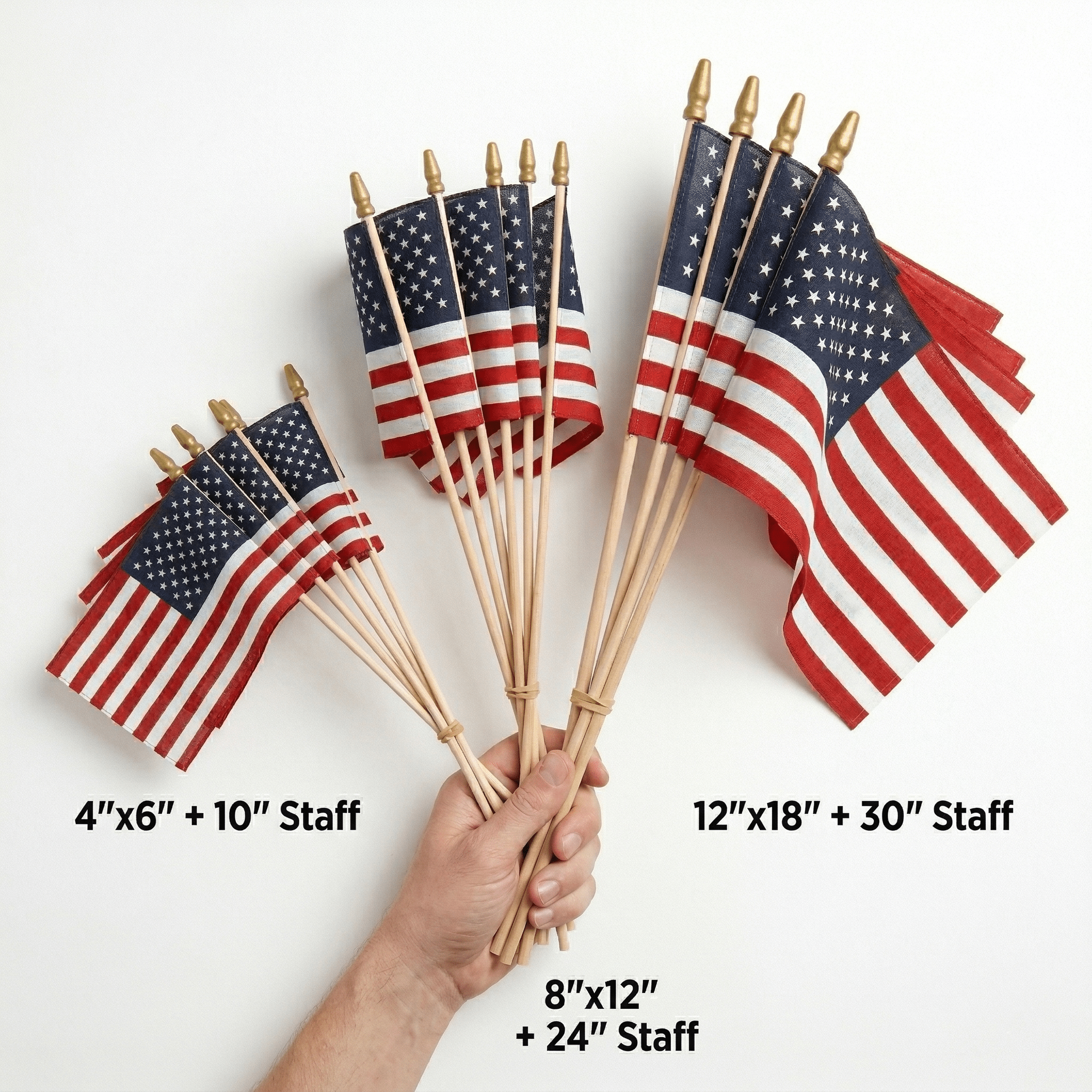 Best Stick Flags for Parades & Events | FlagStars