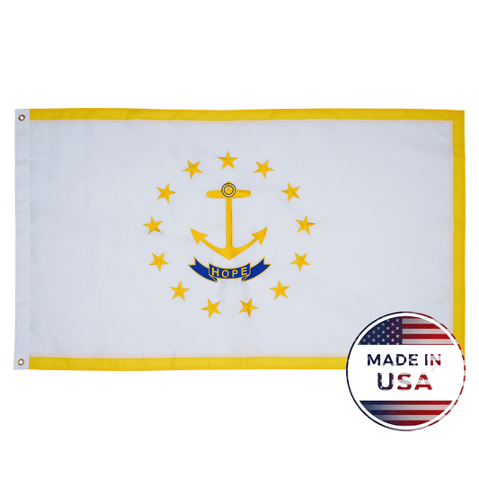 Rhode Island State Flag - 100% Made in USA - FlagStars
