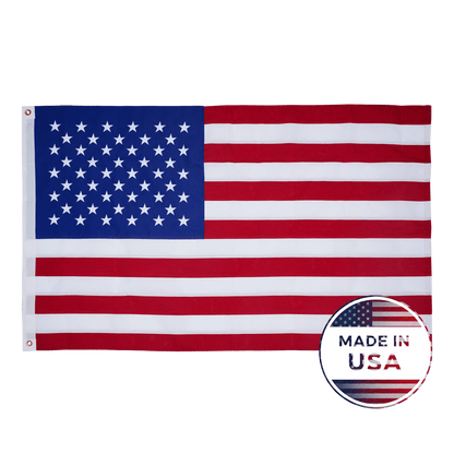 Spun Poly American Flag - 100% Made in USA - FlagStars