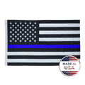Thin Blue Line American Flag - 100% Made in USA - FlagStars