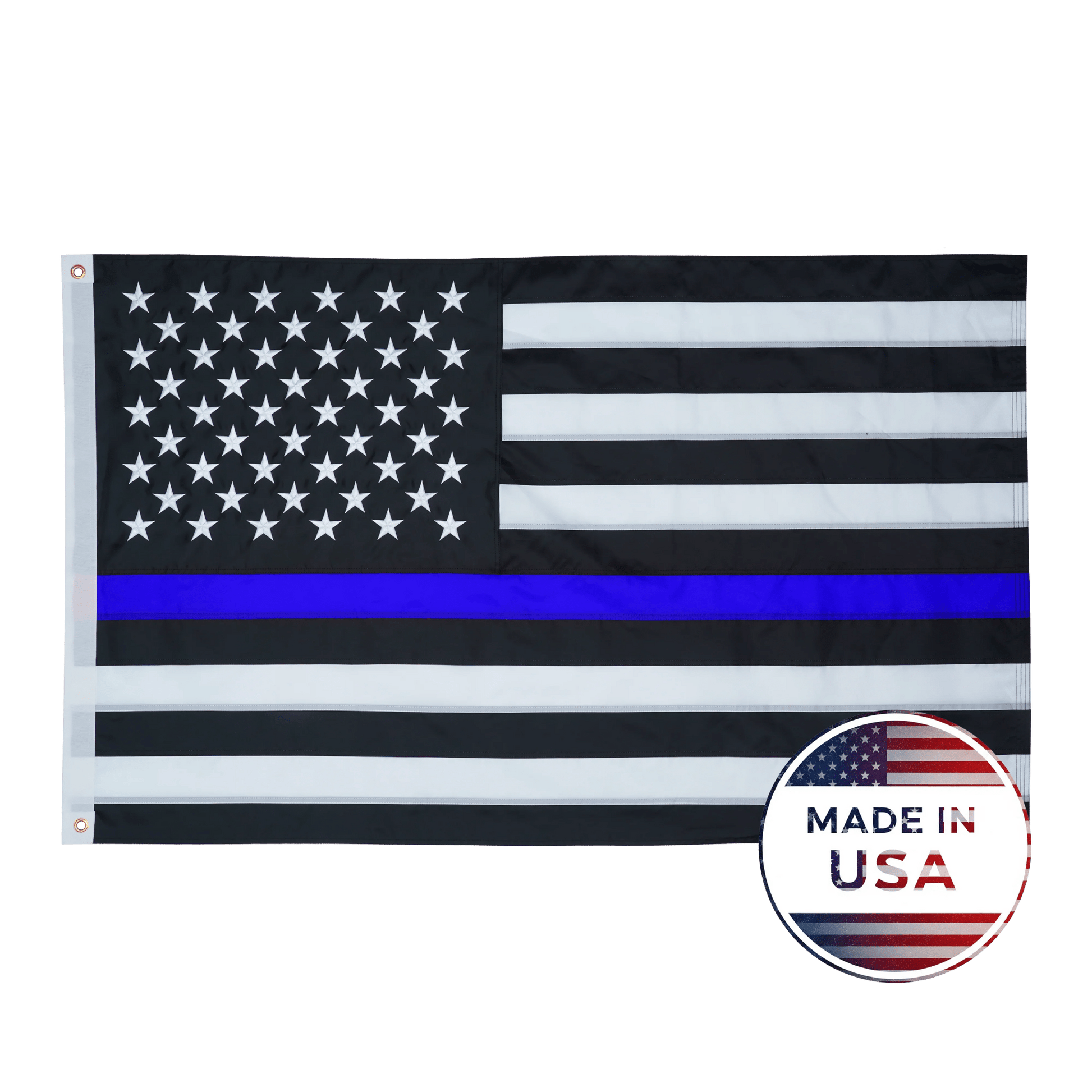 Thin Blue Line American Flag - 100% Made in USA - FlagStars