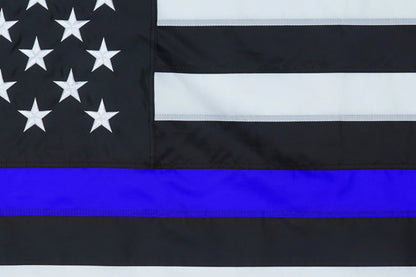 Thin Blue Line American Flag - 100% Made in USA - FlagStars