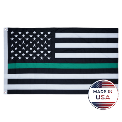Thin Green Line American Flag - 100% Made in USA - FlagStars