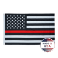 Thin Red Line American Flag - 100% Made in USA - FlagStars