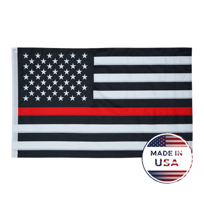 Thin Red Line American Flag - 100% Made in USA - FlagStars