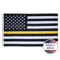 Thin Yellow Line American Flag - 100% Made in USA - FlagStars