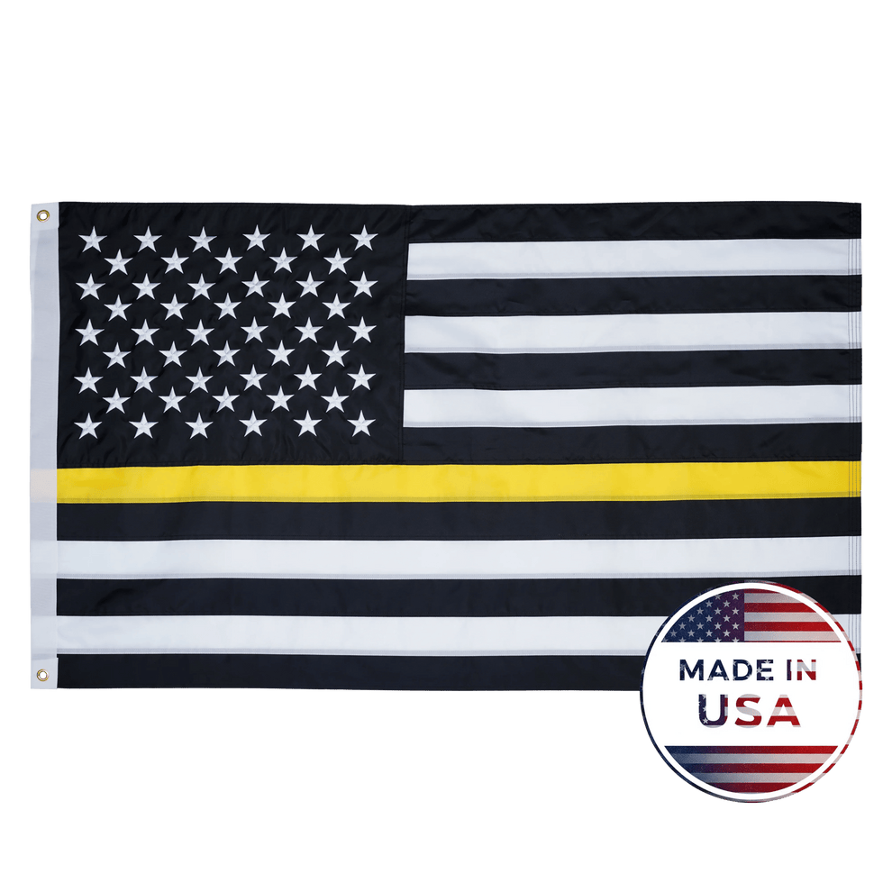 Thin Yellow Line American Flag - 100% Made in USA | FlagStars