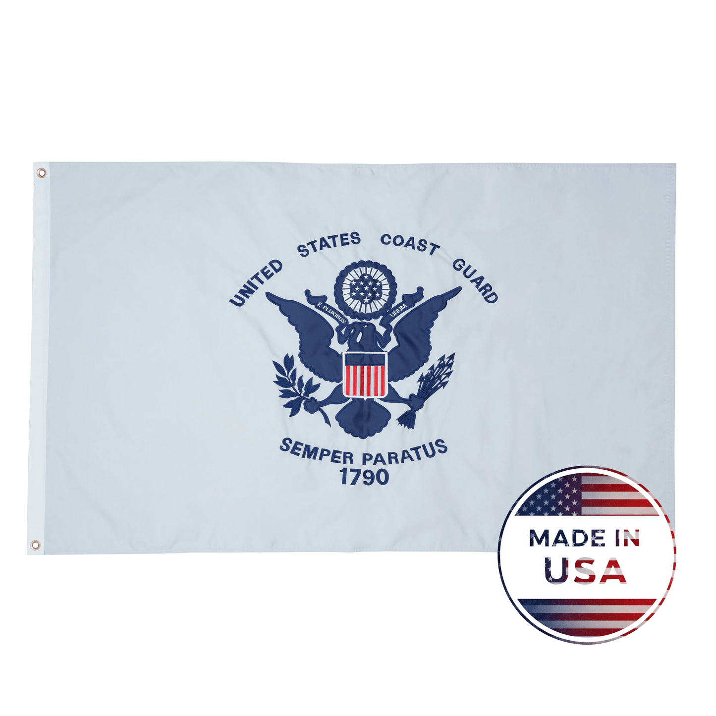 US Coast Guard Flag - Double Sided, 100% Made in USA - FlagStars