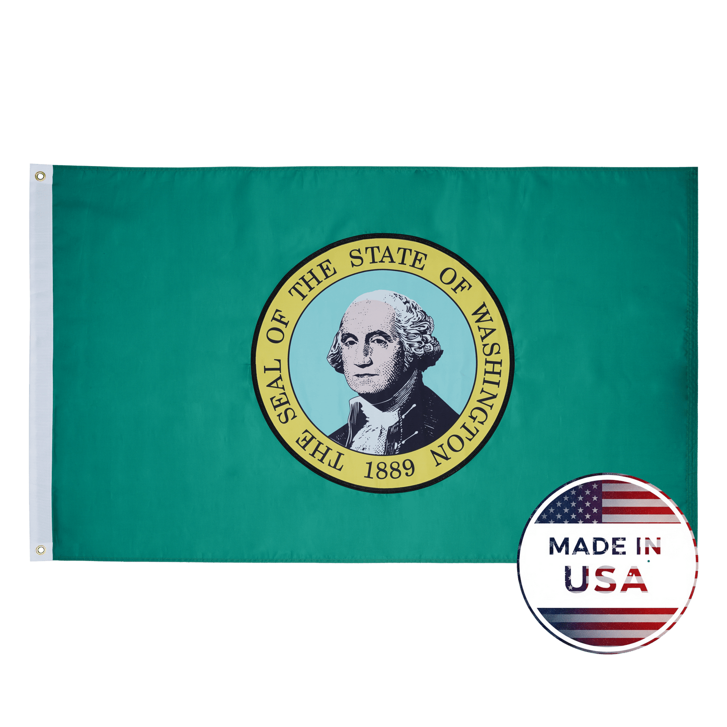Washington State Flag - 100% Made in USA - FlagStars