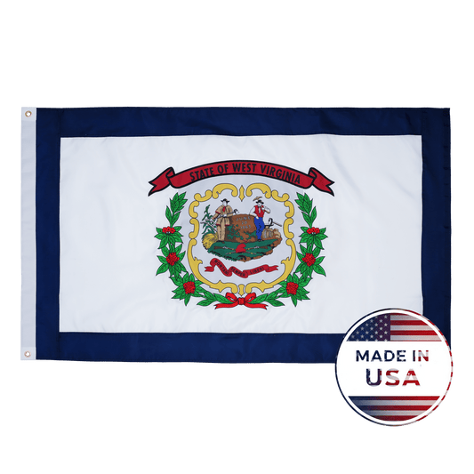 West Virginia State Flag - 100% Made in USA - FlagStars