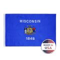 Wisconsin State Flag - 100% Made in USA - FlagStars